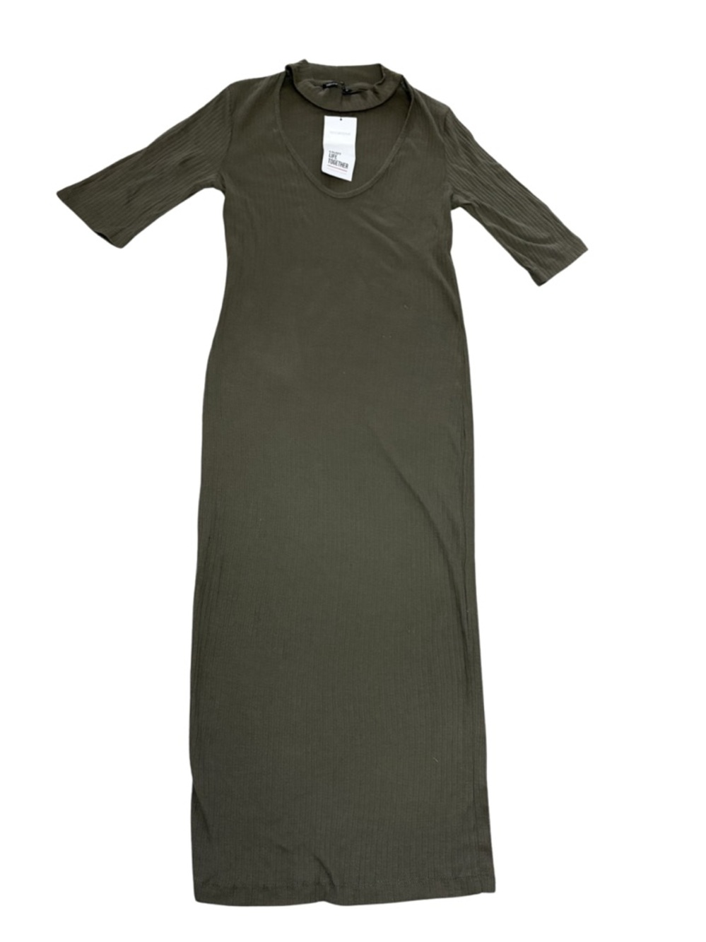 Olive Green Bodycon Dress